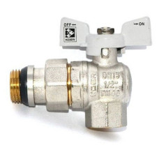 Кульовий кран з американкою кутовий KOER KR 228-W-Gi 1/2 Кульовий кран з американкою кутовий KOER KR 228-W-Gi 1/2
