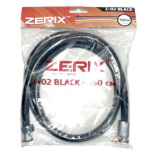 Шланг для душу Zerix Z-02 BLACK 150см чорний