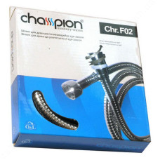 Шланг для душу Champion F02 1.6м розтяжний на блістері поворотна гайка