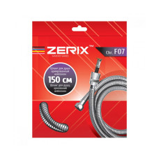 Шланг для душу Zerix F07 1.5М армований нейлоном коробка