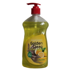 Мило рідке Golden Clean Лимон з дозатором 500мл Мило рідке Golden Clean Лимон з дозатором 500мл