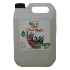 Рідке мило з гліцерином Golden Clean Евкаліпт каністра 5л Рідке мило з гліцерином Golden Clean Евкаліпт каністра 5л