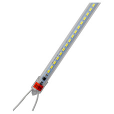 Світлодіодна лінійка LED Strip 8W 4000-4500K 220V IP44 MTK2-5730W 60см пластик матовий