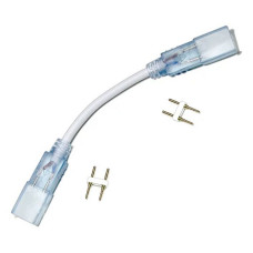 Конектор двосторонній для LED стрічки 10/6 5мм плюс провід 2pin 220V