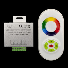 Контролер для світлодіодної стрічки RGB 18A сенсорний радіо пульт білий