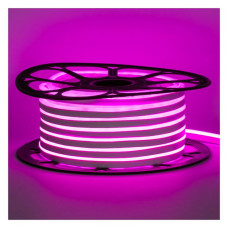 Світлодіодний неон P NEON 120W 2835 12V 8W/m IP65 8х16мм 1м рожевий