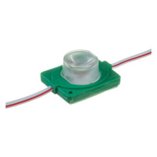 Світлодіодний модуль інжекторний 12в smd3030 1LED 1.5Вт герметичний зелений