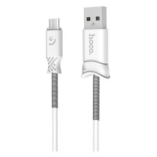 Кабель Hoco X24 Pisces charged Micro USB довжина 1м білий