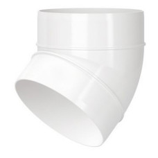 Коліно сполучне вентиляційне Vents d100мм L129мм 100мм 121-45
