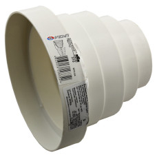 Редуктор вентиляційний Vents Д 80/100/120/125/150мм L 125мм 310