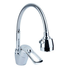 Змішувач для кухні Aquatica 9746120 ML-4B644C гусак гофрований на гайці картридж 40мм