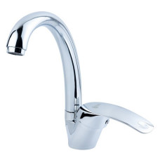 Змішувач для кухні Aquatica Tau 9840140 SL-4B143C гусак вухо на гайці картридж 40мм