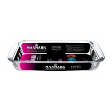 Форма для випічки Maxmark МК-GL122 скляна прямокутна 34.7x24.2x6.5см