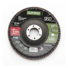 Круг пелюстковий торцевий Apro 830465 Р80 конус 125мм Т29