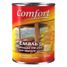 Фарба алкідна Комфорт ПФ-266 0.9л жовто-коричнева Дніпродзержинськ