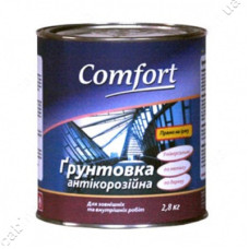 Грунт алкідний Comfort ГФ-021 2.8л червоно-коричневий Дніпродзержинськ