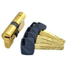 Секрет латунный APECS Premier - XR 70-G (30/40) (лазерный ключ/поворот, золото) (5 ключей) Секрет латунный APECS Premier - XR 70-G (30/40) (лазерный ключ/поворот, золото) (5 ключей)
