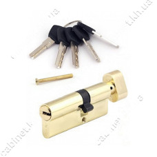 Секрет латунний Avers DM-80-C-G 40/40 ключ/поворот 5 лазер. кл