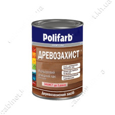 Лазур для дерева Polifarb 0.7кг тік