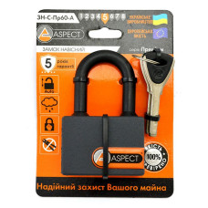 Замок навісний Aspect Premium ЗН-C-Пр60-А 4 ключі