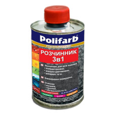 Розчинник Polifarb 3в1 0.4л