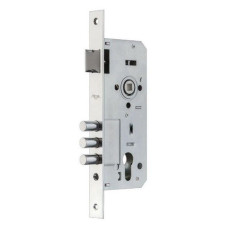 Корпус врізного замка YU-TL 8545-3R CP міжцентр 85мм техупаковка без зворотної планки хром
