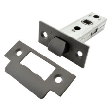 Засувка YU-TL 100 L45мм Latch 100-BLM PVC пластиковий язичок чорний матовий