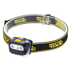 Ліхтар налобний Master-Tool 94-0813 4 режими 55x35x40мм CREE XT-E WHITE LED 2xRED LED