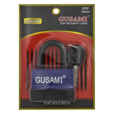 Замок навісний Gusami кольоровий 65мм асорті
