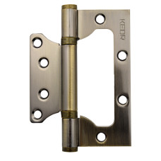 Петля сталева Kedr Flush 100х75х2.5-АВ Метелик