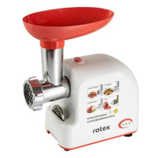 М'ясорубка Rotex RMG190-W Tomato Master 1900Вт реверс 3 диска для подрібнення плюс насадка