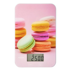 Ваги кухонні Rotex RSK14-M macaron електронні 5кг ж/к дисплей механічне керування скло