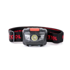 Ліхтар налобний світлодіодний Intertool LB-0302 1Вт плюс 2LED