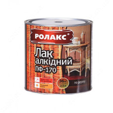 Лак ПФ-170 Ролакс для зовнішніх робіт 0.8л