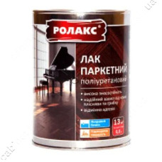 Лак паркетний Ролакс поліуретановий 0.8л глянсовий