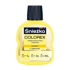 Пігмент для водоемульсійної фарби Sniezka Colorex 11 100мл лимонний Пігмент для водоемульсійної фарби Sniezka Colorex 11 100мл лимонний