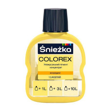 Пігмент для водоемульсійної фарби Sniezka Colorex 13 100мл жовтий Пігмент для водоемульсійної фарби Sniezka Colorex 13 100мл жовтий