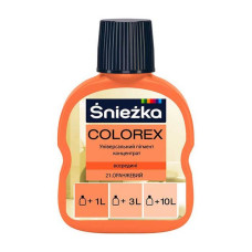 Пігмент для водоемульсійної фарби Sniezka Colorex 21 100мл помаранчевий Пігмент для водоемульсійної фарби Sniezka Colorex 21 100мл помаранчевий