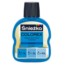 Пігмент для водоемульсійної фарби Sniezka Colorex 52 100мл синій Пігмент для водоемульсійної фарби Sniezka Colorex 52 100мл синій