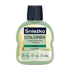 Пігмент для водоемульсійної фарби Sniezka Colorex 41 100мл зелений Пігмент для водоемульсійної фарби Sniezka Colorex 41 100мл зелений