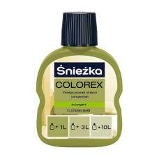 Пігмент для водоемульсійної фарби Sniezka Colorex 72 100мл оливковий Пігмент для водоемульсійної фарби Sniezka Colorex 72 100мл оливковий