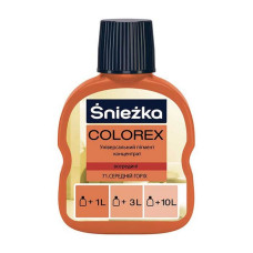 Пігмент для водоемульсійної фарби Sniezka Colorex 71 100мл середній горіх Пігмент для водоемульсійної фарби Sniezka Colorex 71 100мл середній горіх