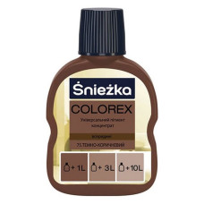 Пігмент для водоемульсійної фарби Sniezka Colorex 75 100мл темно коричневий Пігмент для водоемульсійної фарби Sniezka Colorex 75 100мл темно коричневий