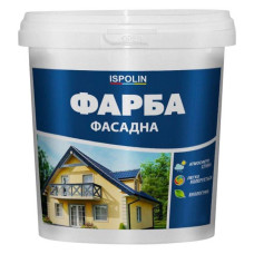 Фарба водоемульсійна Ispolin фасадна 1л Фарба водоемульсійна Ispolin фасадна 1л