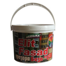Фарба база Akrilika Elit Fasad фасадна 7кг прозора