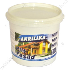 Фарба водоемульсійна Akrilika Elit Fasad фасадна 14кг