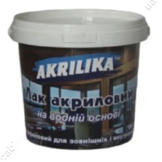 Лак акриловий Акриліка глянцевий 0.5 кг