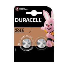 Батарейка Duracell літієва CR 2016 2шт блістер