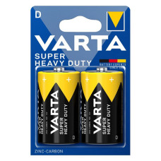Батарейка Varta Super Heavy Duty сольова D/R20 велика бочонка блістер 2шт
