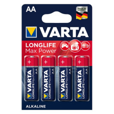 Батарейка Varta LongLife Max Power лужна AA/LR06 пальчик блістер 4шт